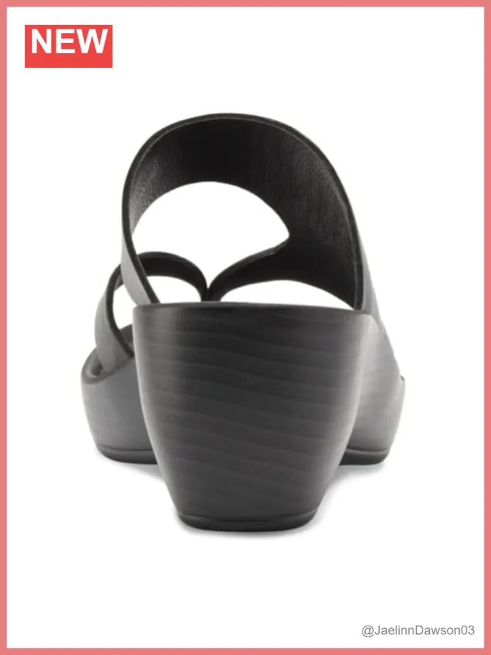 Women's Leather Wedge Sandals Cushioned Slingback